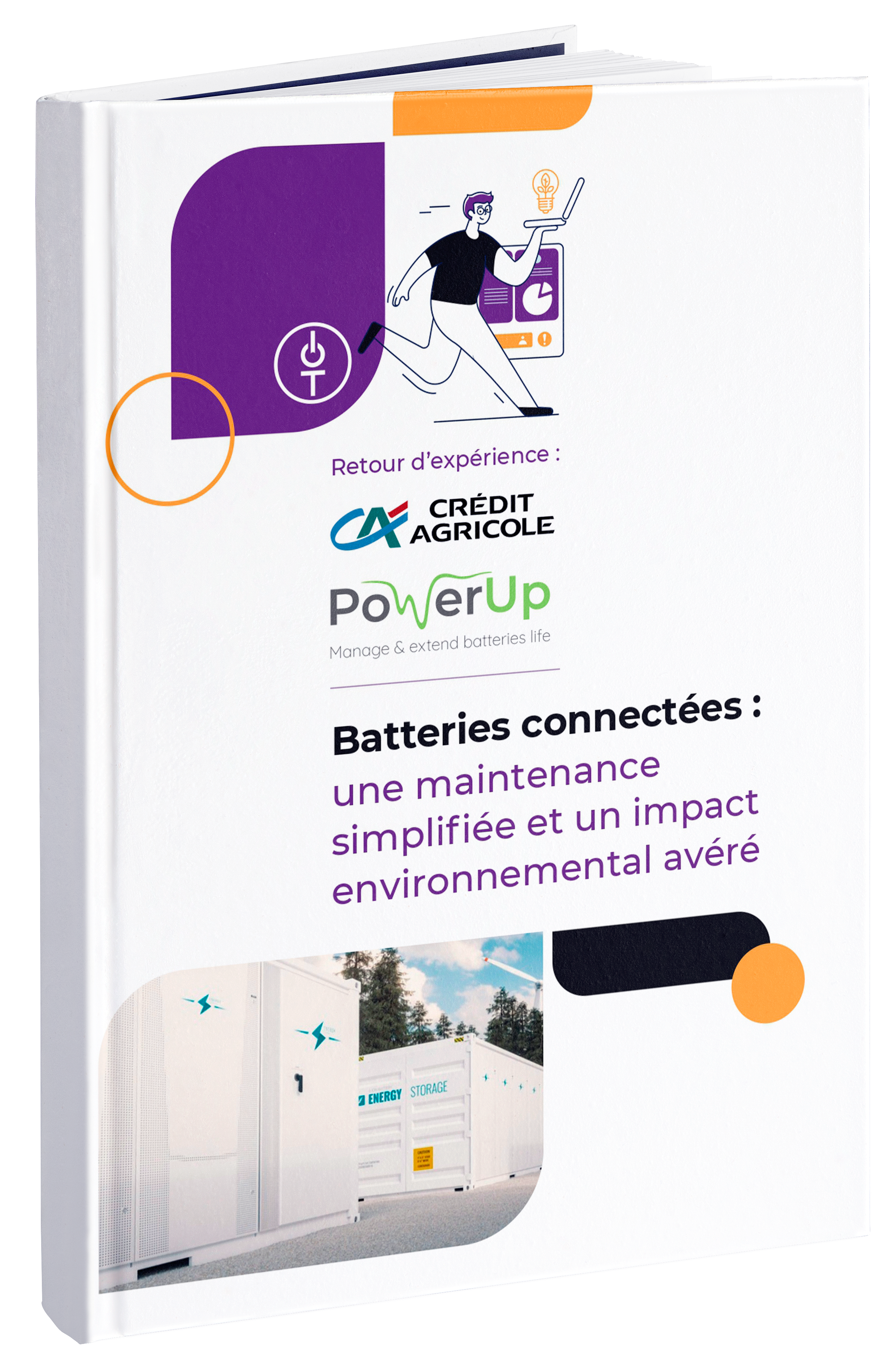 Batteries connectées - une maintenance simplfiée et un impact environnemental avéré _ Crédit Agricole & PowerUp